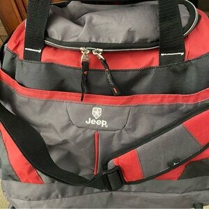 JEEP Licensed Duffle Bag LARGE 22x16x12-in. Travel Authentic Auto Accessories